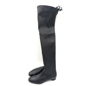 Stuart Weitzman Lowland Over the Knee Boots Women's Black Size US4.5 EU35